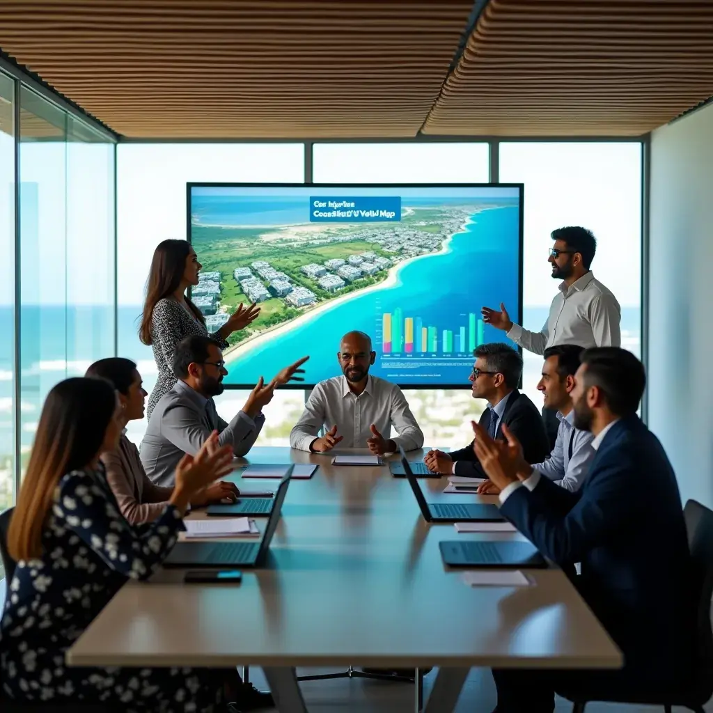 Team strategy meeting